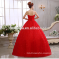 Cinderella vestido organza vestido de baile Vestidos de casamento 2017 sem mangas vestido inchado robe de mariage vestidos de casamento vermelho